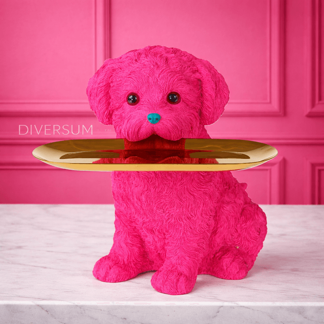 Hovedbilde Rosa hund med fat