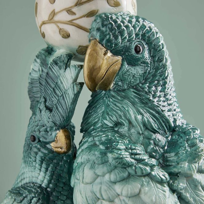 Hovedbilde Sidebord med papegøyer Parrot Grønn