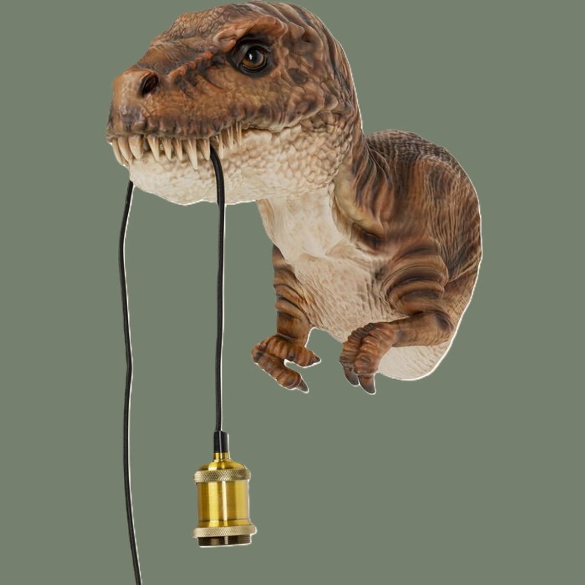 Dinosaur T-Rex vegglampe