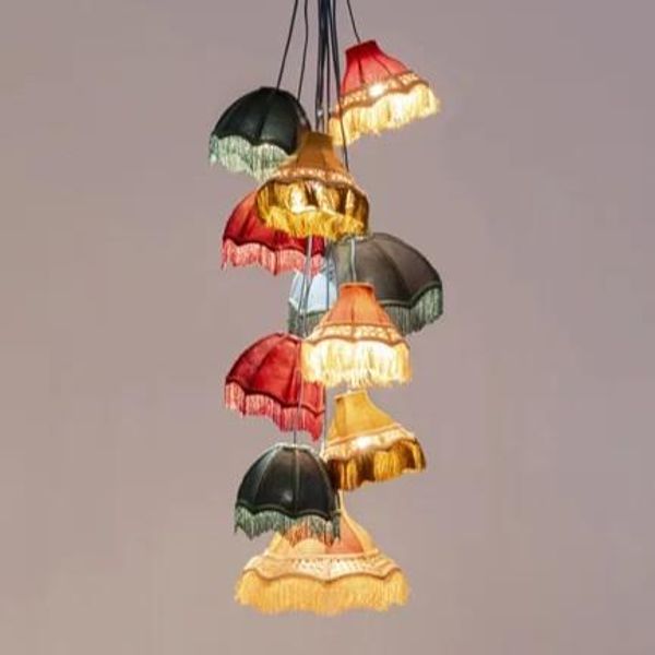 Hovedbilde Saloon Fringes 9 taklampe