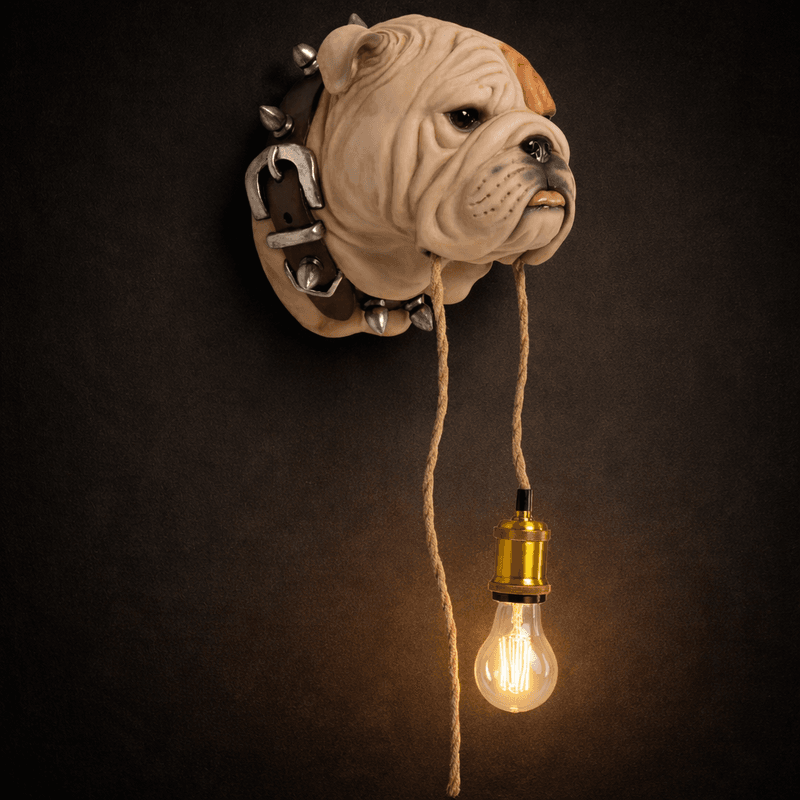 Bulldog vegglampe