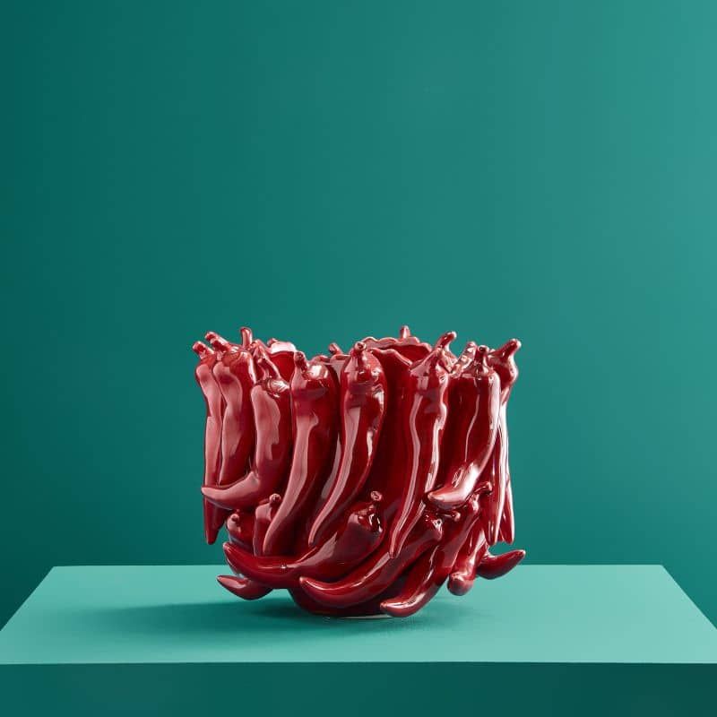 Vase Chili bordeaux Werns