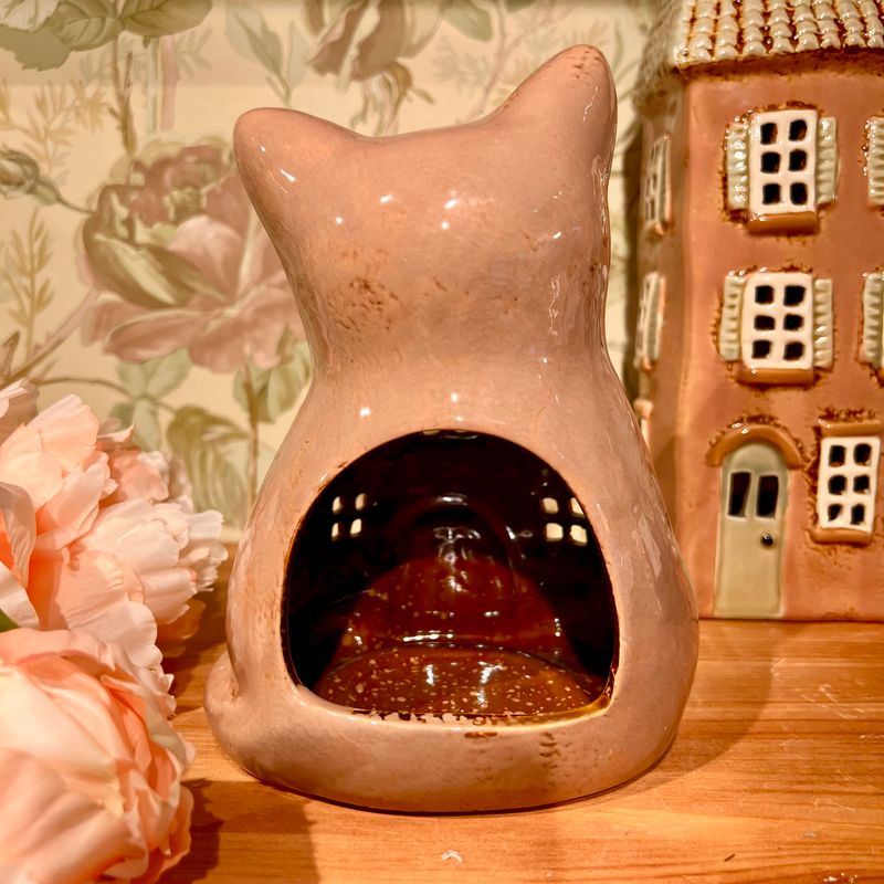 Telysholder katt brun