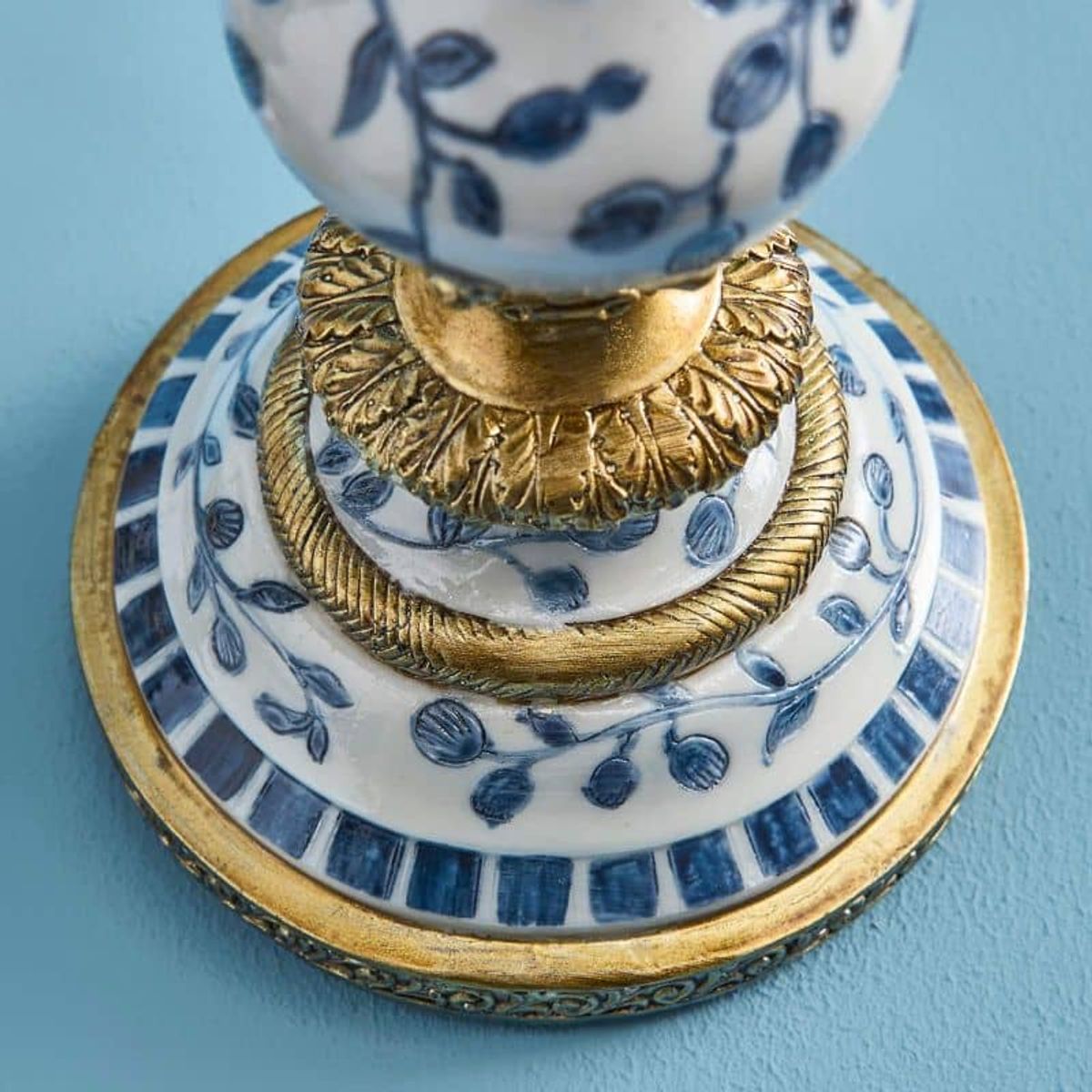 Papegøye lysestaker Blue sett med 2 fra Werns