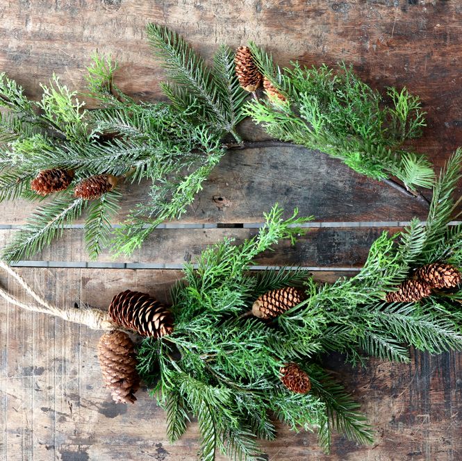 Hovedbilde Girlander med Kongler Chic Antique