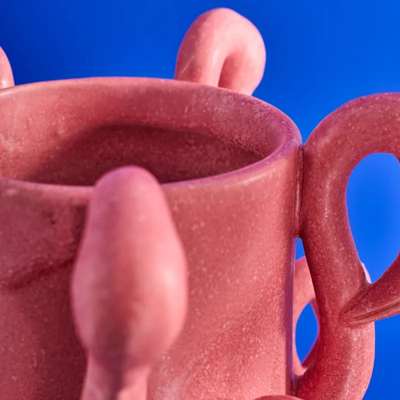 Vase Pinky flamingo 39 cm