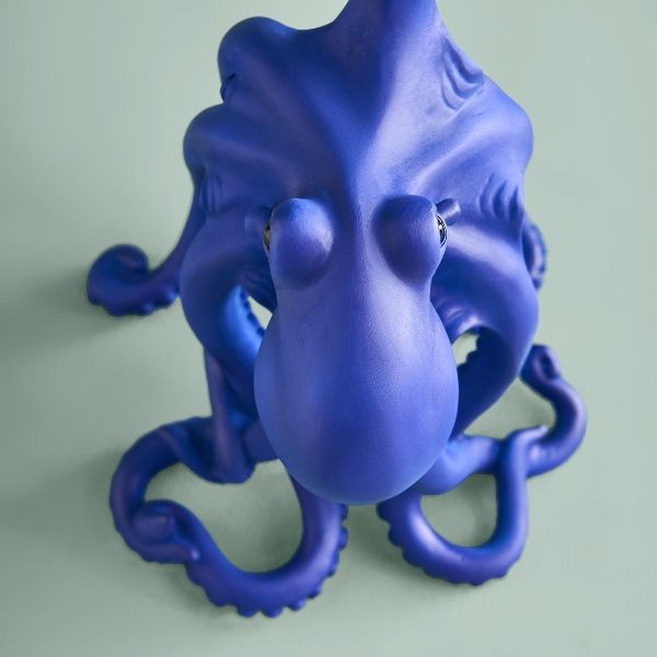 Hovedbilde Baby Otto Blue octopus bordlampe 
