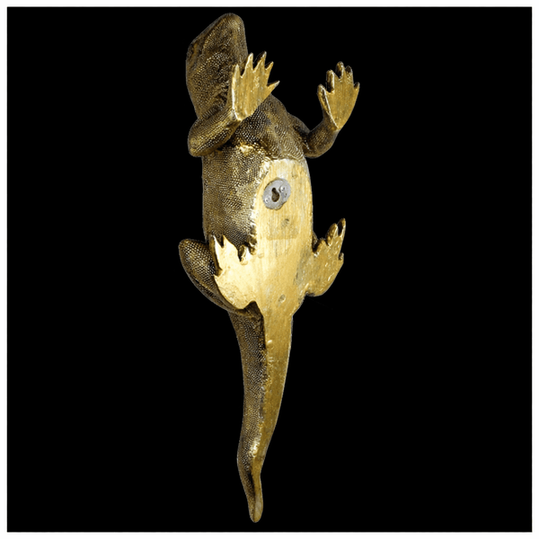 Hovedbilde Komodovaran Gold figur