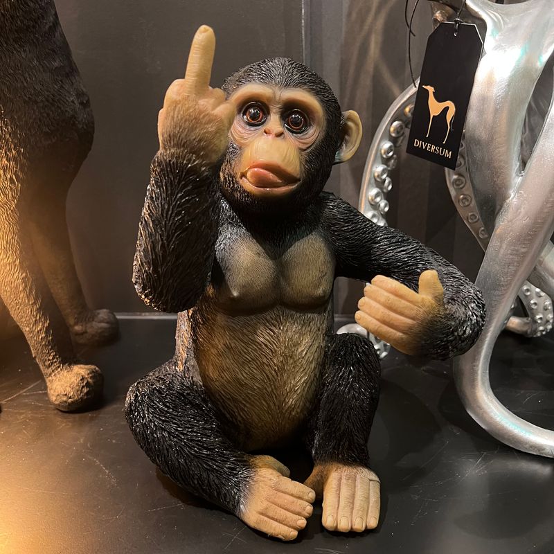 Vinflaskeholder Cheeky Monkey