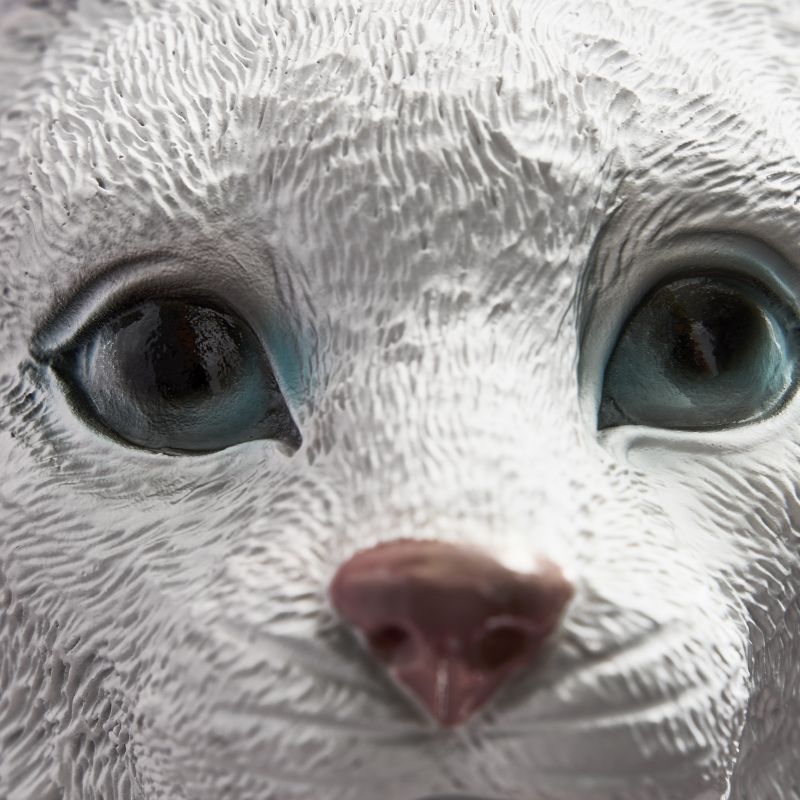 Chouchou katt bordlampe hvit Werns