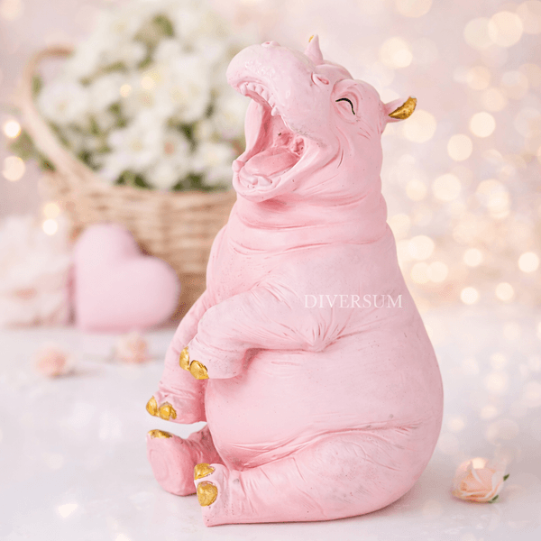 Hovedbilde Happy Hippo rosa figur