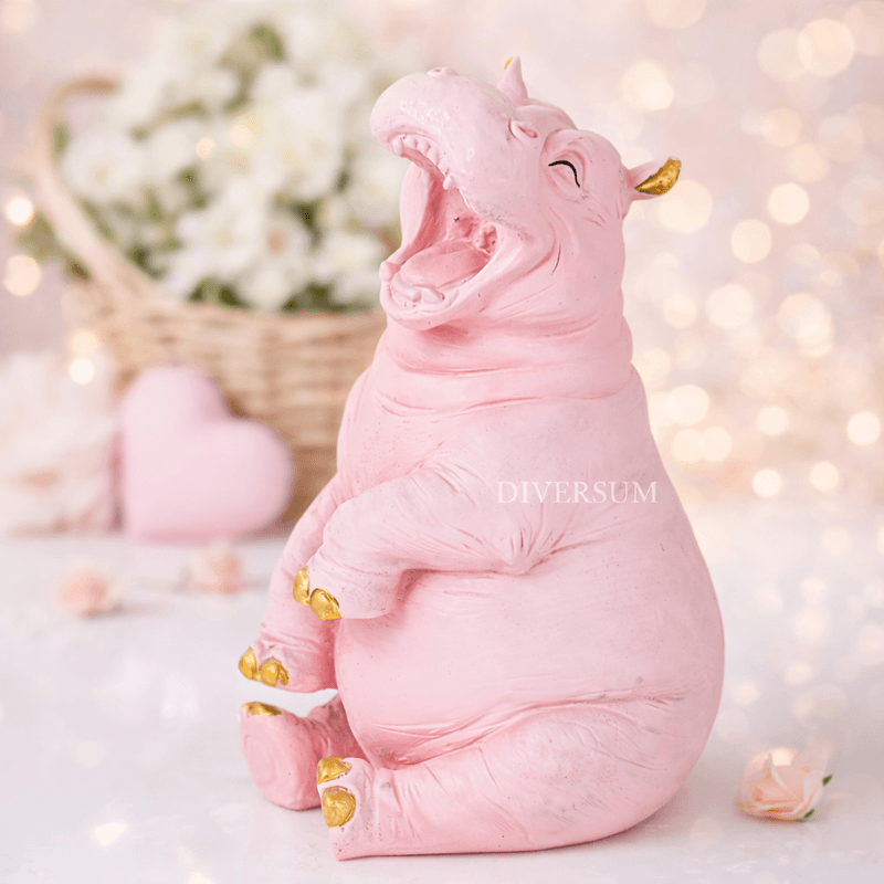 Happy Hippo rosa figur