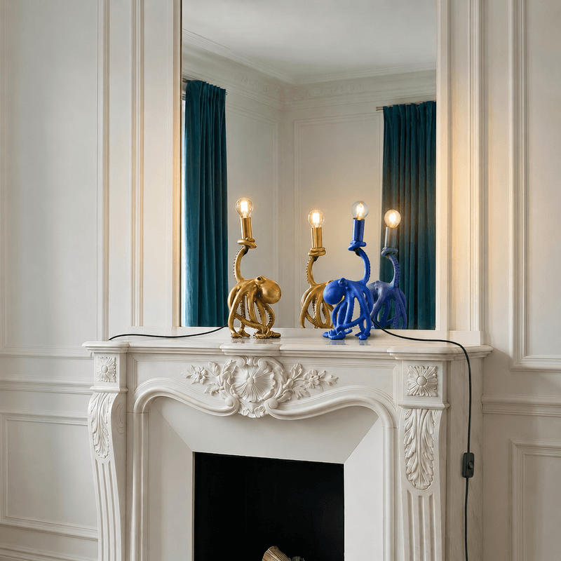 Baby Otto Blue octopus bordlampe Werns
