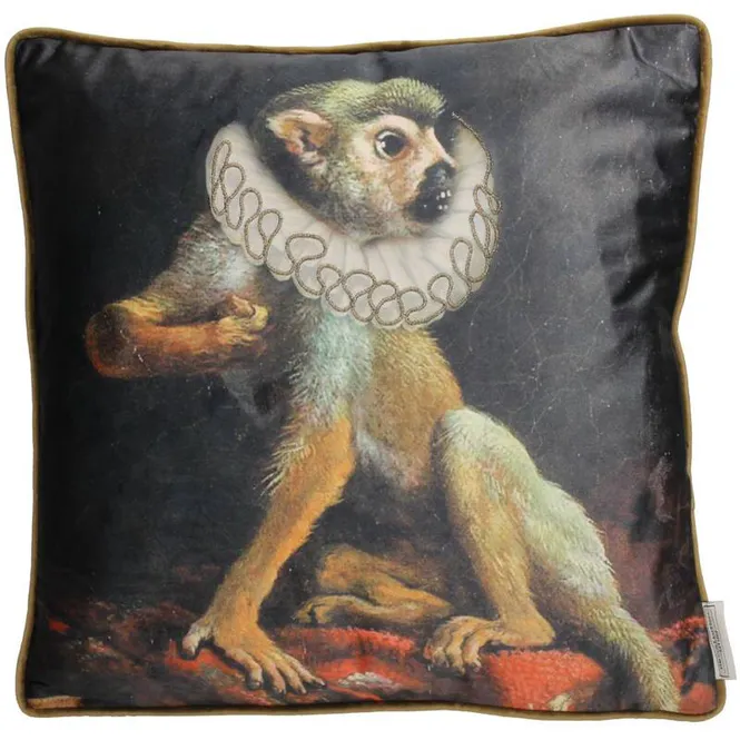 Hovedbilde Pyntepute i fløyel Monkey Red