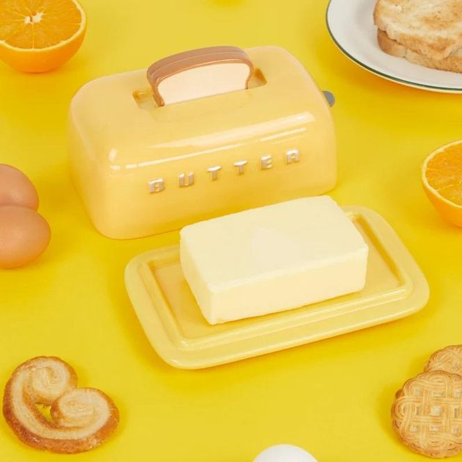 Hovedbilde Toasty Smørskål Gul