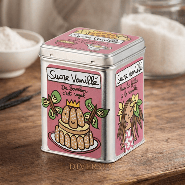 Hovedbilde Metallboks for vaniljesukker Bourbon