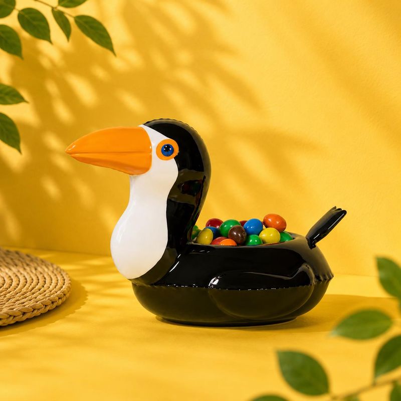 Floaty Toucan potte i keramikk